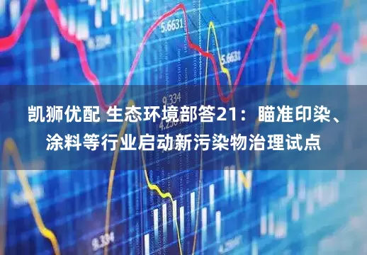 凯狮优配 生态环境部答21：瞄准印染、涂料等行业启动新污染物治理试点